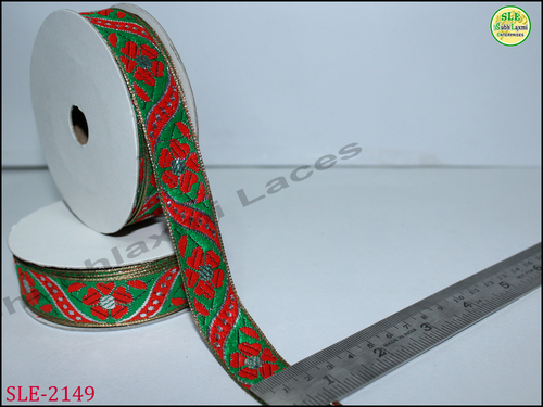Maharani Laces - High-Quality Cotton Blend, Elegant Design with Intricate Patterns and Vibrant Colors