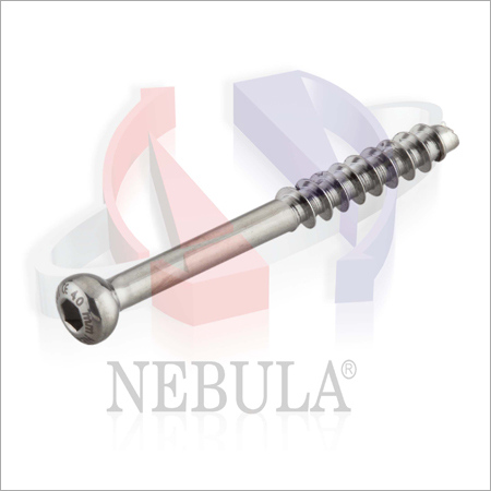 Cancellous Screw - 4.0 MM Diameter, 14-110 MM Length | Straight Design, Non-Flexible, Designed for Bone Usage