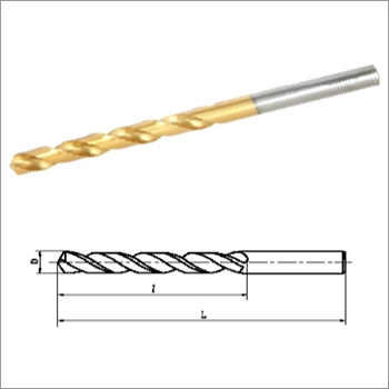 Long Twist Drills With Parallel Shank