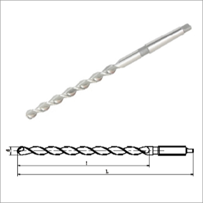 Parabola-fluted Deep Hole Twist Drills (Morse Taper Shank)