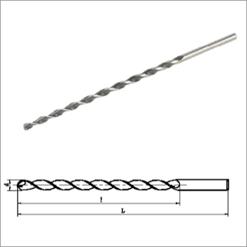 Parabola-fluted Deep Hole Twist Drills (Parallel Shank)