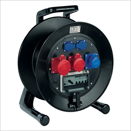Black Extension Cable Reel