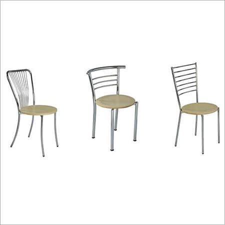 स्टेनलेस स्टील कैफे चेयर