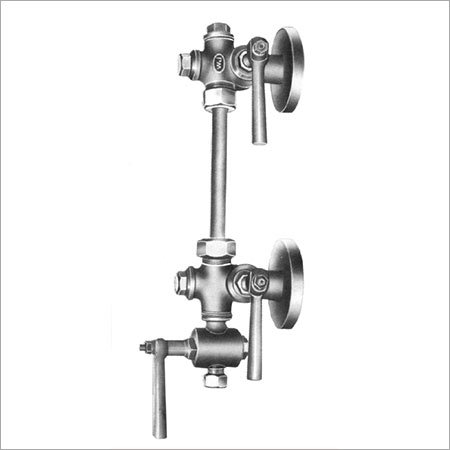 Bronze Sleeve Packed Water Level Gauge - 2-20 Inch, High Pressure Up to 250 PSIG, Manual Operation with Self-Shutting Ball Valve