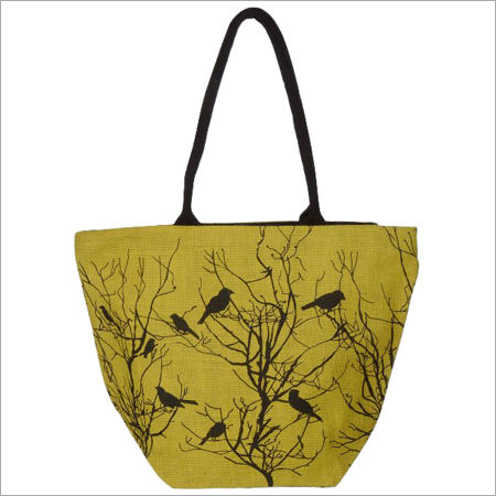 Printed Jute Beach Bags