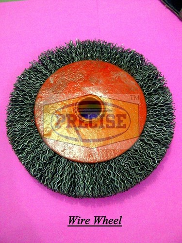 Sliver Round Wire Wheel 6 X 1 X 3/4