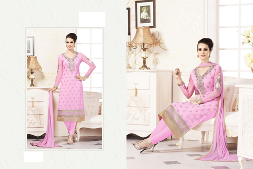PINK COLOR GEORGETTE SUIT