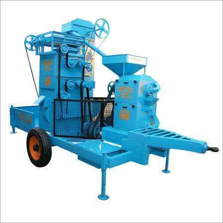 Semi-automatic Super Model Mobile Rice Mill