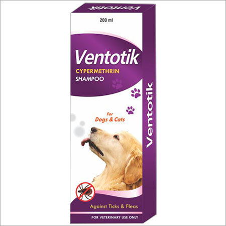 Ventotik Shampoo Application: Dog