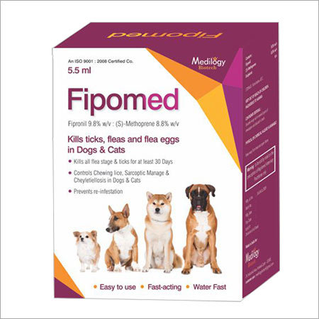 FIPRONIL - Pet Medicine, 505ml Multi Color | Hot and Spicy Taste for Dogs - Pet Healthcare Solution