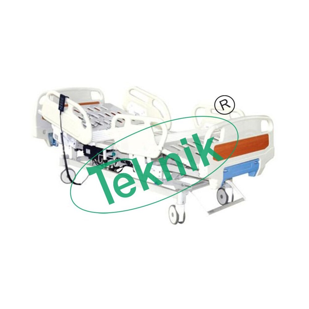 Electric Motorized Hospital Bed - Mild Steel, 2000L x 900W mm | Comfortable, Adjustable Height 35-80 cm, 75° Backrest Angle, Swivel Castors
