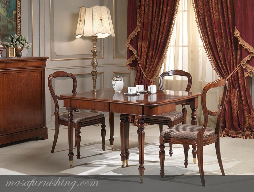 Italian Dining Table Set