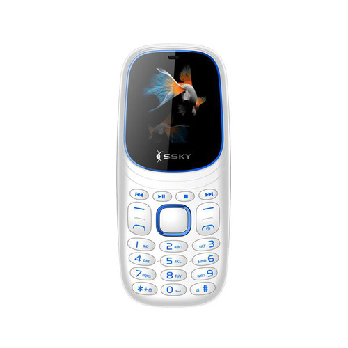 Ssky K7 Pro Dual Sim Feature Phone-White Android Version: Na