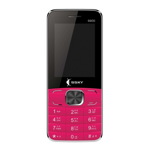 Ssky S900 Feature Phone-Pink Android Version: Na