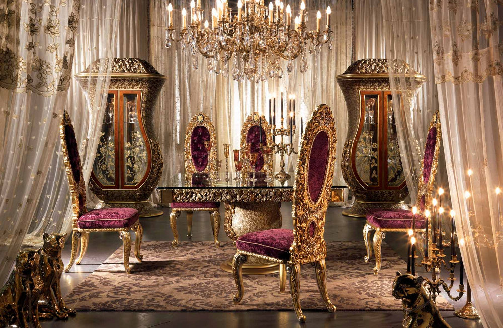 Italian Dining Table Set 