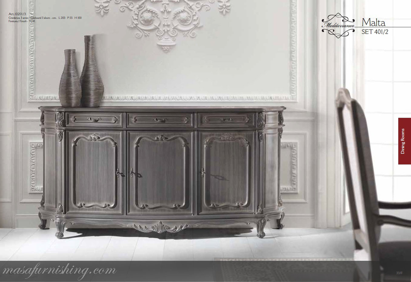 Italian Dining Table Set 