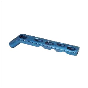 Lcp Dhs Plates - Stainless Steel & Titanium, 3-12 Holes, 120-145 Degree | Bone Implants for Ankle, Elbow, Knee, Weight 50-60 Grams