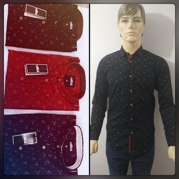 Magnet Print Casual Shirt