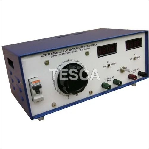 ब्लू एंड व्हाइट लो टेंशन एसी/डीसी वेरिएबल पावर सप्लाई
