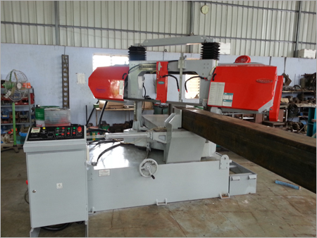 हाइड्रोलिक हेवी ड्यूटी डबल कॉलम बैंडसॉ मशीन