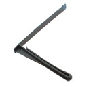 Hydroponic Trough System - Steel Material, 5-6 cm Film Length, 3.2 mm Thickness | Small Greenhouse Design, Metal Cover