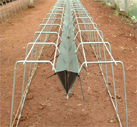Hydroponic Trough System - Steel Base, Metal Cover | Small Greenhouse Size, Film Length 5-6 cm, Film Thickness 3.2 mm