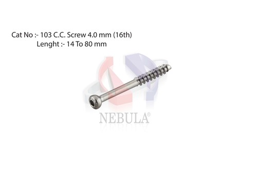 बोन स्क्रू कैन्युलेटेड स्क्रू