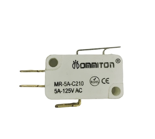 Micro Switch - PBT (FR) Material, Max Current 5A, Max Voltage 125V AC | Durable, Rust Resistant, Minimum Maintenance, Custom Color Options