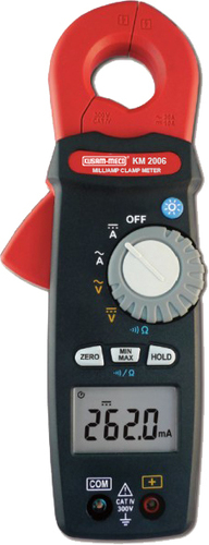 TRMS Leakage Clampmeter AC/DC - 206x76x33.5mm, 4-Digit LCD, 23mm Jaw Size | True RMS, Leakage Measurement, AC/DC Current