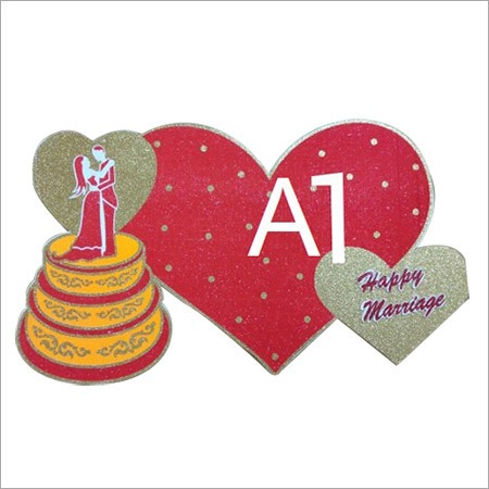 Thermocol Marriage Board Application: Decoration