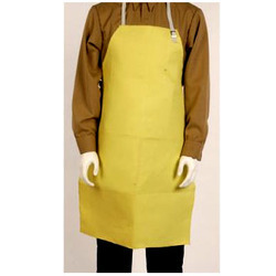 Kevlar Apron - Para-Aramid Fabric, 24" x 36", Yellow | Unisex, Inside FR Lining, 1-Year Warranty