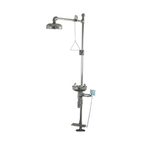 Industrial Safety Shower & Eye Wash - Color: Gray