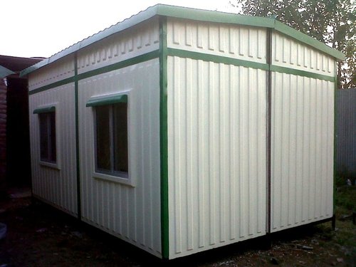 Portable Cabin - Steel, Variable Dimensions, Off-White | Portable, Customizable Design, Durable, Versatile Usage, Easy Setup