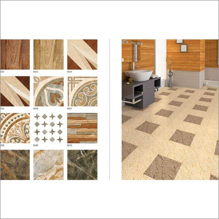 साटन मैट फ़्लोर टाइल्स