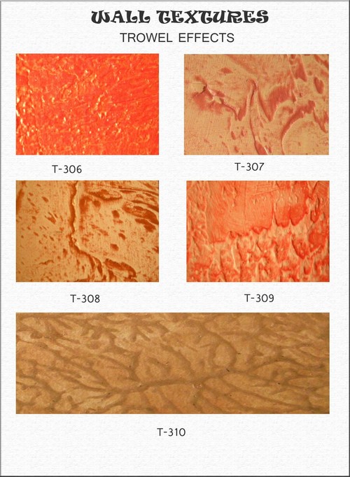 Trowel Effects Texture Paints