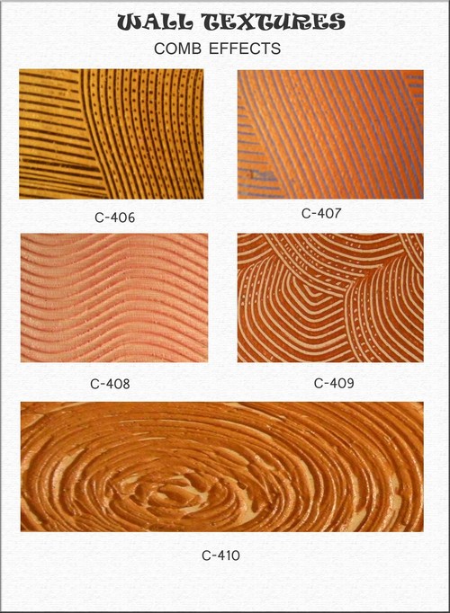 Comb Efects Texture Paints