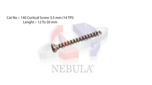 Cortical Screw Head Diameter: 3.5 Mm