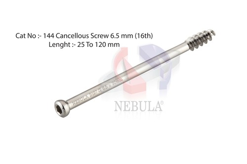 Cancellous Screw Curved Angle: No