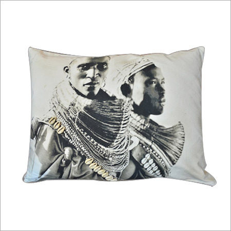 Black Printed Cushion Covers