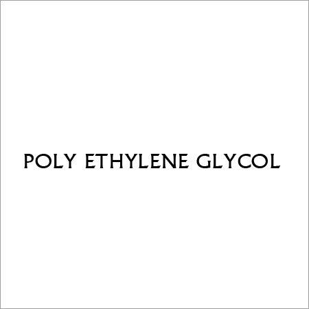 Poly Ethylene Glycol Application: Food