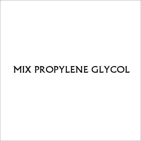 MIX PROPYLENE GLYCOL - 95.5% Purity, Industrial Liquid Application, Non-Poisonous Quality
