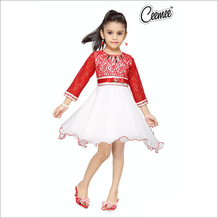 पार्टी वियर गर्ल्स पार्टी फ्रॉक