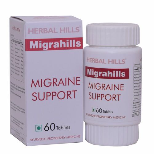 माइग्रेन के लिए आयुर्वेदिक औषधि - Migrahills 60 Tablets