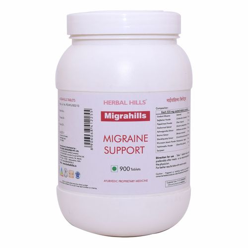माइग्रेन के लिए आयुर्वेदिक औषधि - Migrahills 900 Tablets