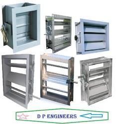 Duct Damper - Durable Metal Alloy, Adjustable Size for Optimal Airflow Control - Noise Reduction, Easy Installation