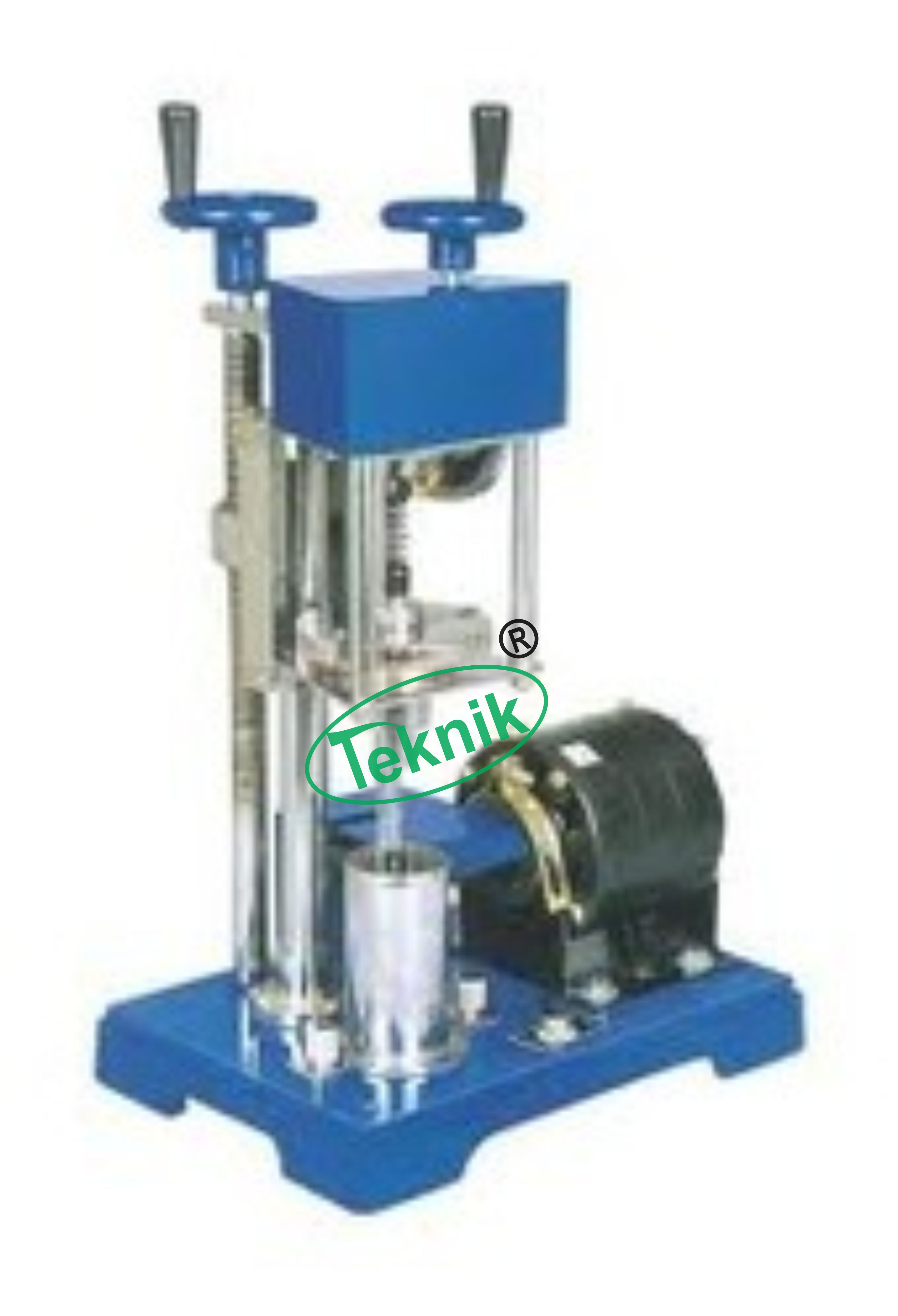 Laboratory Vane Shear Apparatus - Adjustable Torque Head With Hand Wheel Mechanism, Includes Soil Sample Container & Four Torsion Springs
