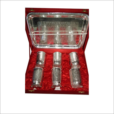 पीतल चढ़ाया हुआ कांच