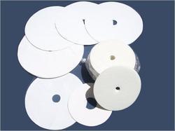 Filter Pads - 100% Cellulose, 5 Micron Porosity, Circular Shape | High Filtration Efficiency, Lightweight, Low Ash Content 