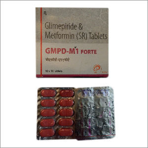 Glimepiride 1mg & Metformin 1000mg Tablets General Medicines