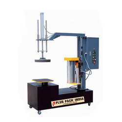 Box Stretch Wrapping Machine - Durable Steel Construction, Adjustable Height and Width, Enhanced Safety Features for Efficient Packaging